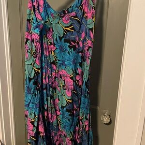 Vibrant Floral Maxi Dress
